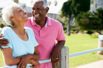 senior couples with healthy smiles